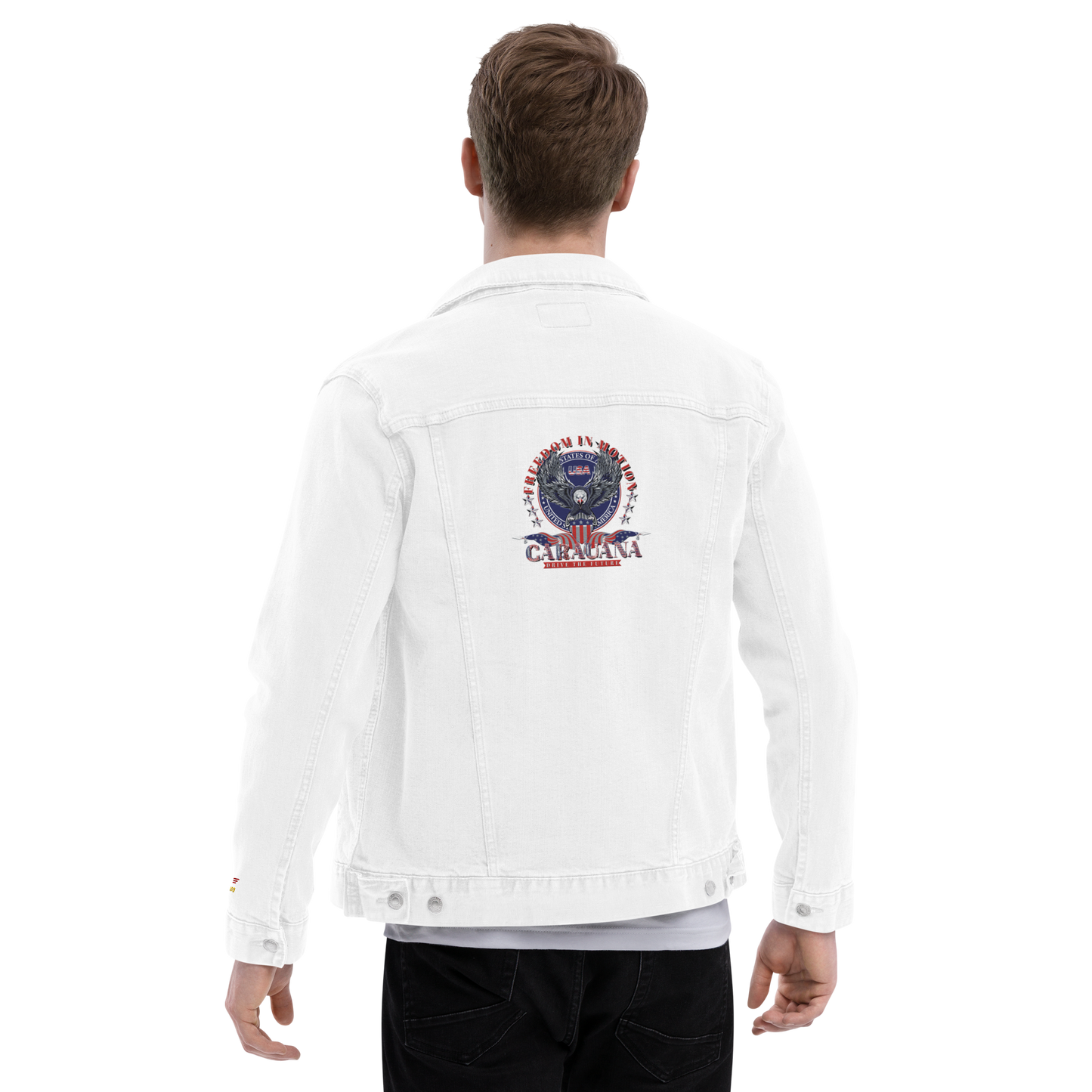 CaRaUaNa Original denim jacket white