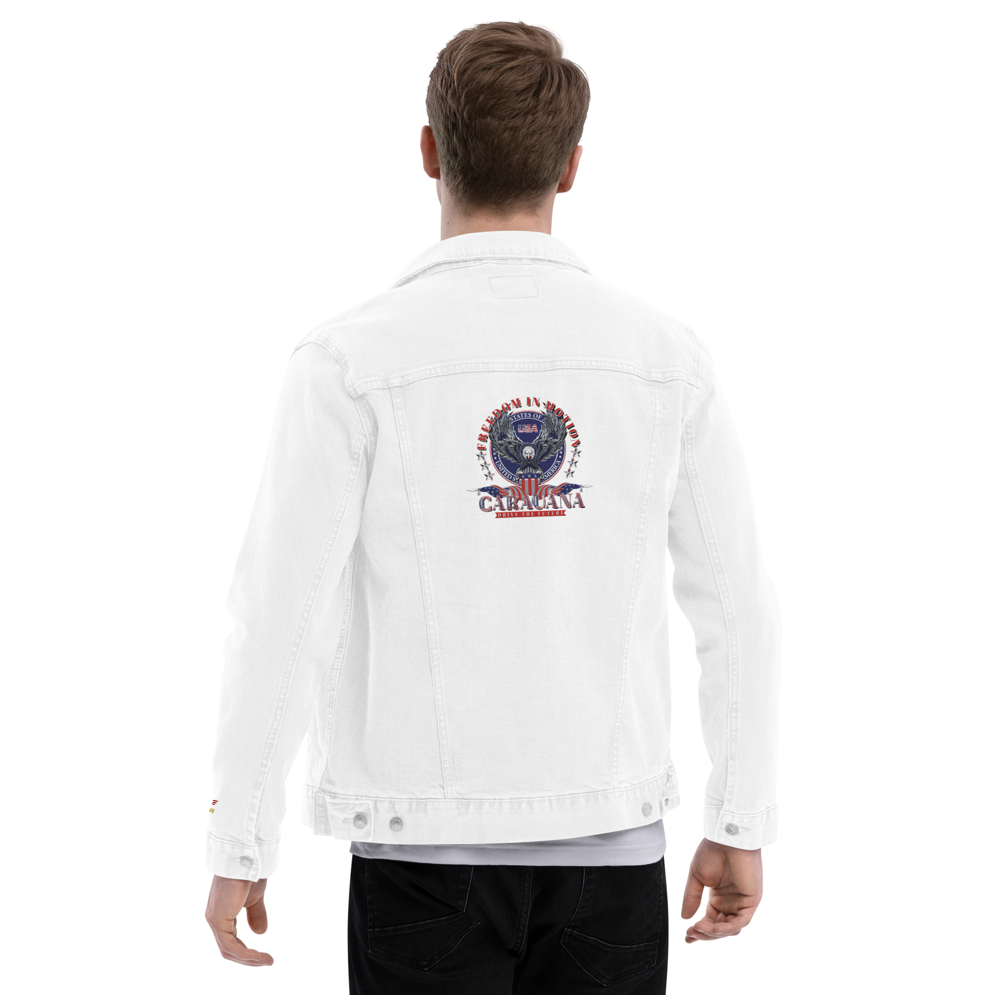 CaRaUaNa Original denim jacket white