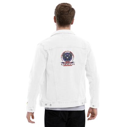 CaRaUaNa Original denim jacket white