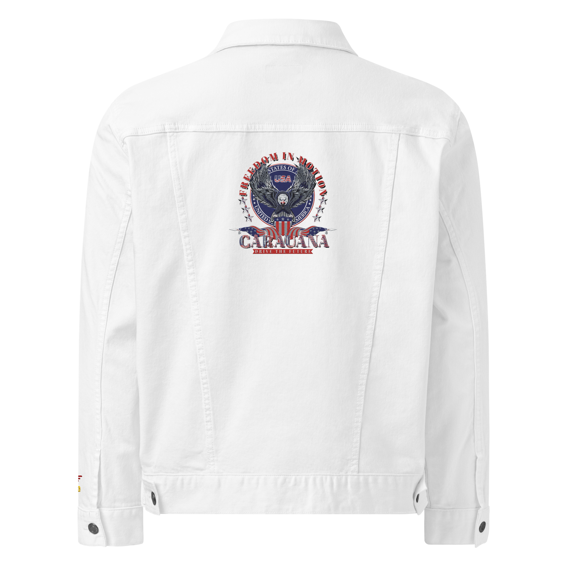 CaRaUaNa Original denim jacket white