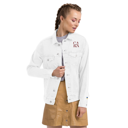 CaRaUaNa Original denim jacket white