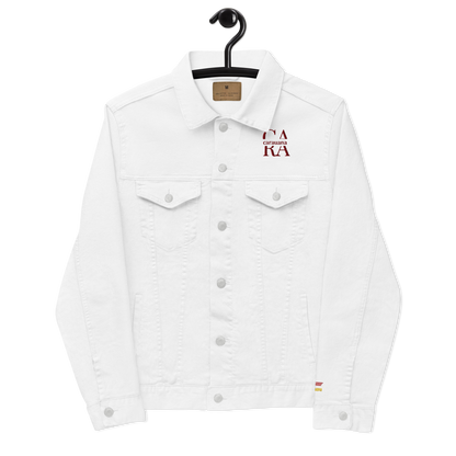 CaRaUaNa Original denim jacket white