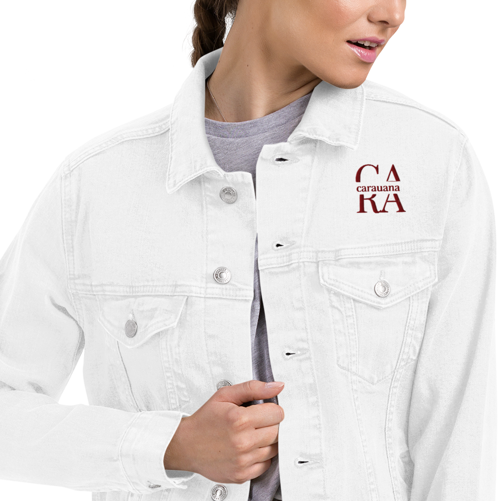 CaRaUaNa Original denim jacket white