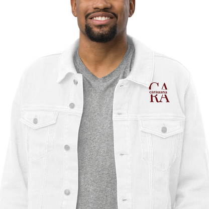 CaRaUaNa Original denim jacket white