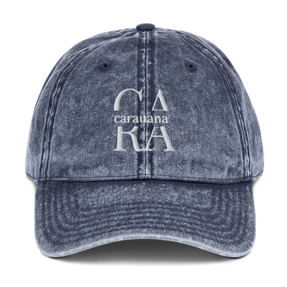 Vintage Cotton Twill Cap Men Carauana Store