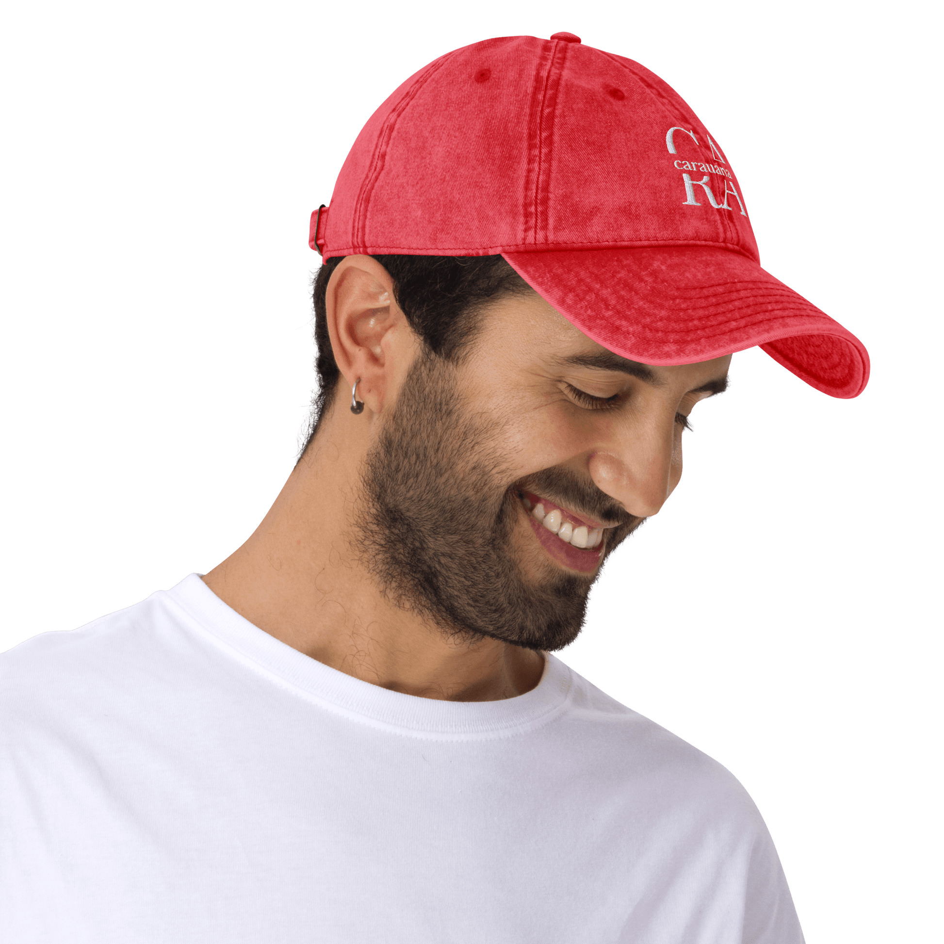 Vintage Cotton Twill Cap Men Carauana Store