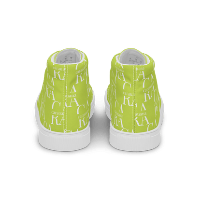 CARAUANA Hip Hop canvas shoes Lemon Branded Carauana Store