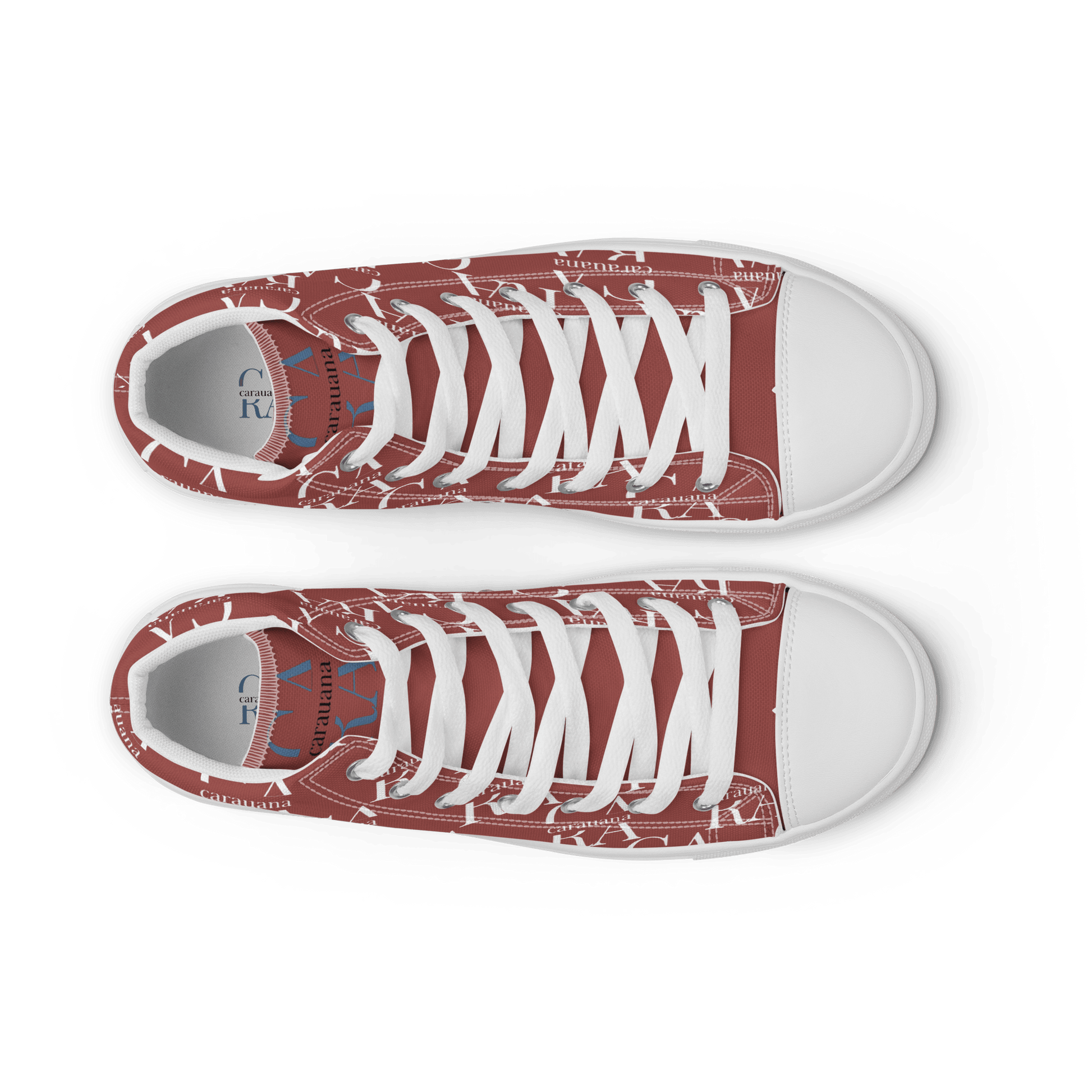 CARAUANA Hip Hop canvas shoes Brown Branded Carauana Store