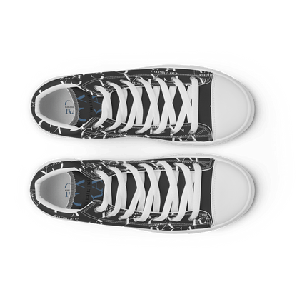 CARAUANA Hip Hop canvas shoes black Branded Carauana Store