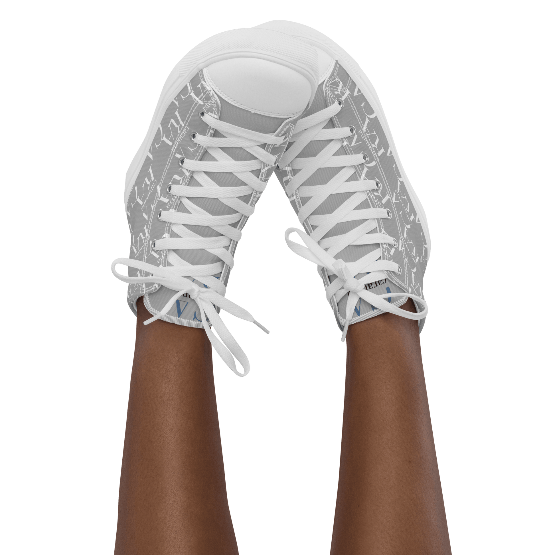 CARAUANA Hip Hop canvas shoes Grey Branded Carauana Store