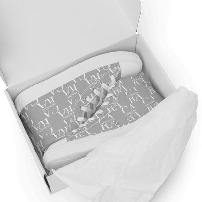 CARAUANA Hip Hop canvas shoes Grey Branded Carauana Store
