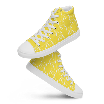 CARAUANA Hip Hop canvas shoes Yellow Branded Carauana Store