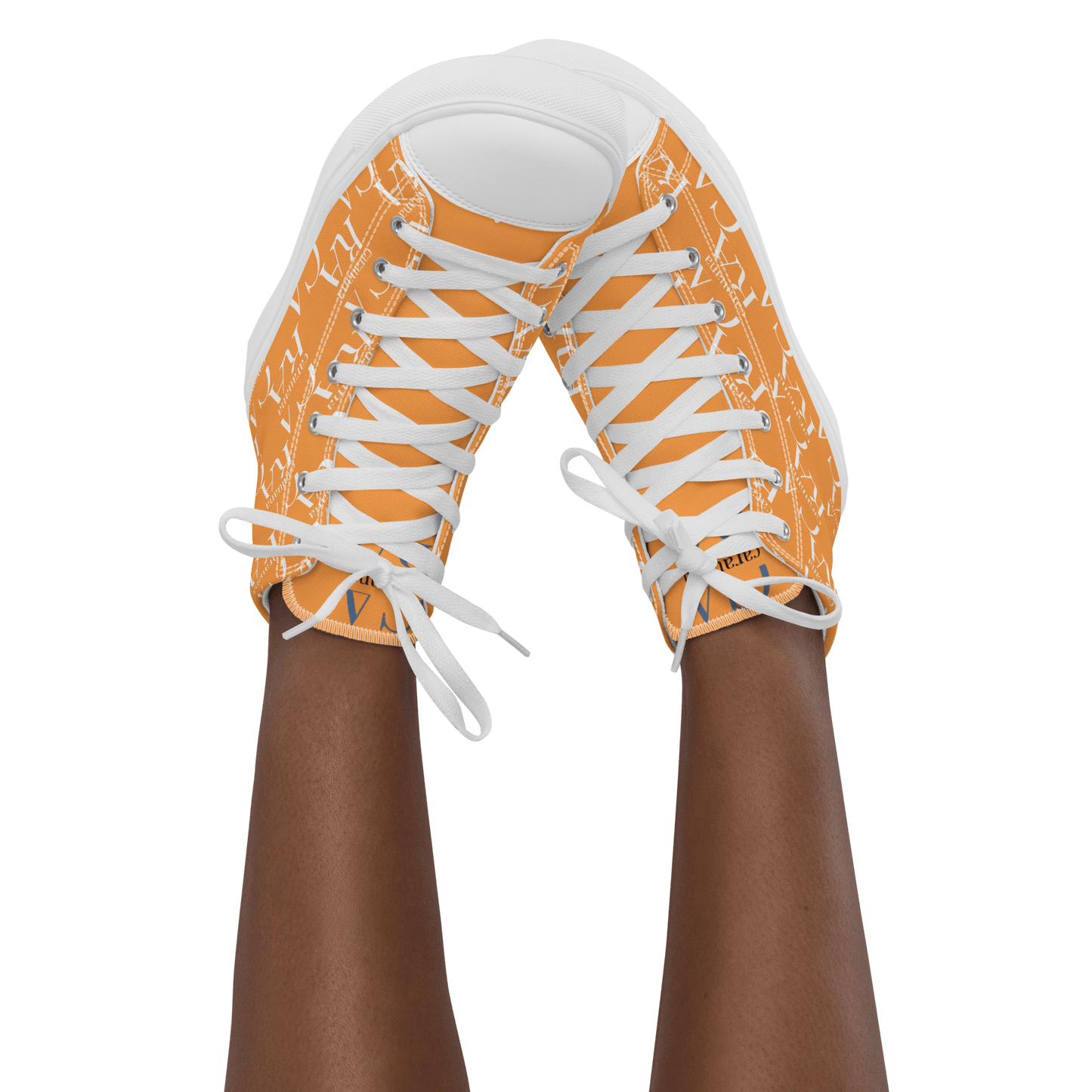 CARAUANA Hip Hop canvas shoes Orange Branded Carauana Store