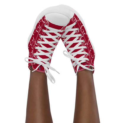 CARAUANA Hip Hop canvas shoes hot Red Branded Carauana Store