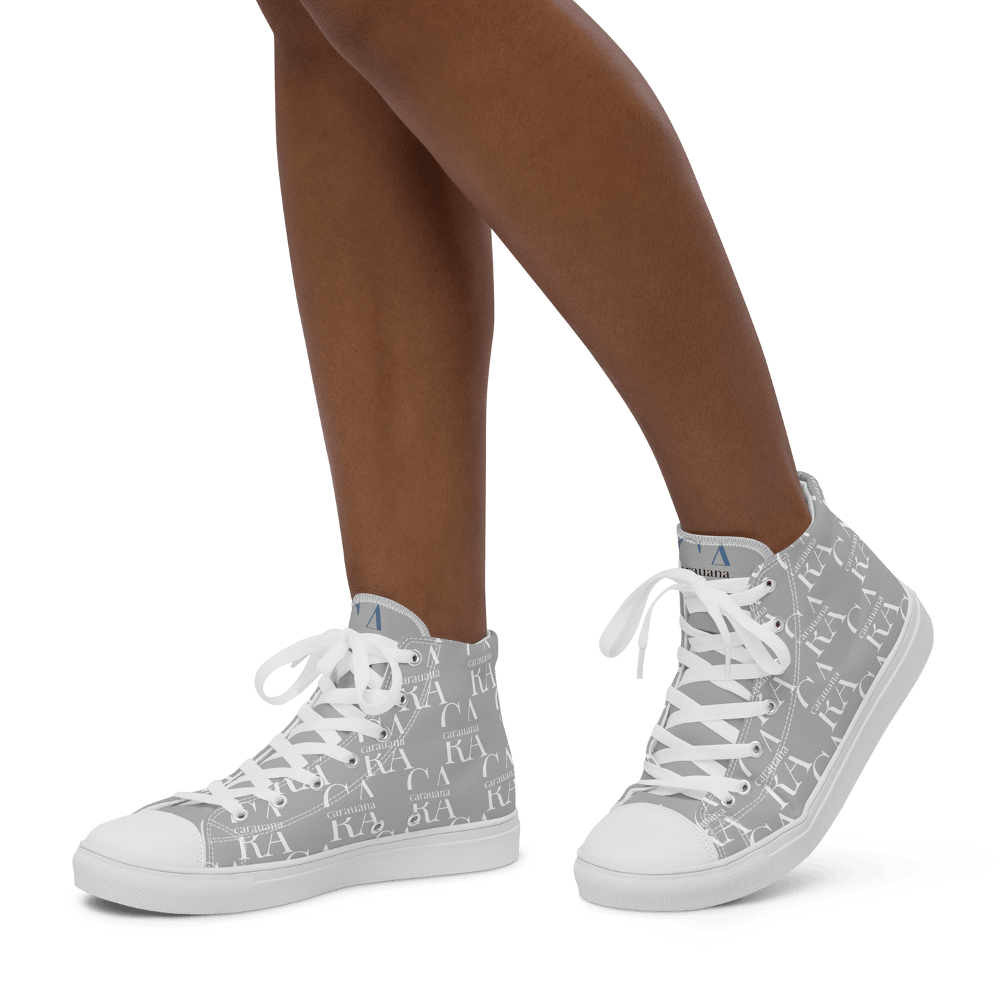CARAUANA Hip Hop canvas shoes Grey Branded Carauana Store