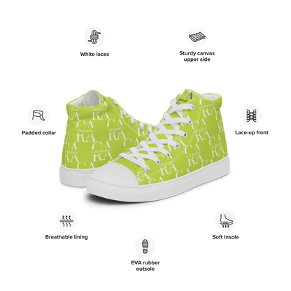 CARAUANA Hip Hop canvas shoes Lemon Branded Carauana Store