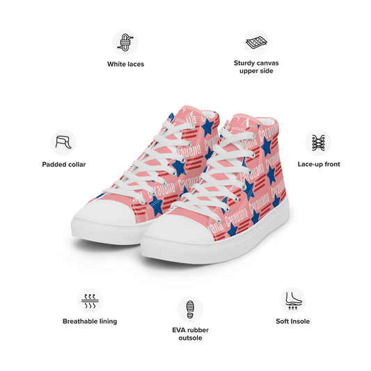 CARAUANA Hip Hop canvas shoes pink USA Carauana Store