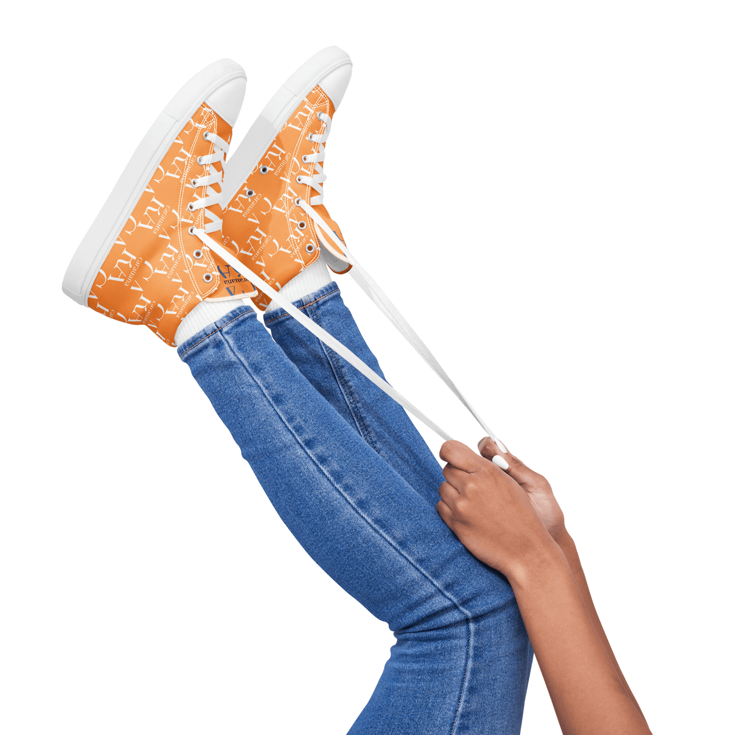 CARAUANA Hip Hop canvas shoes Orange Branded Carauana Store